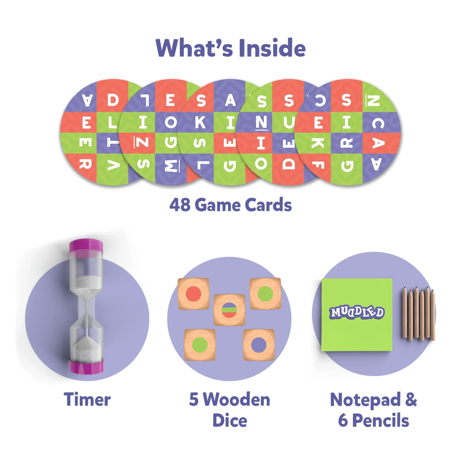Muddled FastPaced Word Building Game (ages 8+) Skillmatics