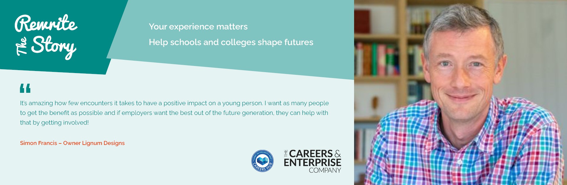 Meet our Enterprise Advisers Week 3 Simon (Lignum Design) Skills