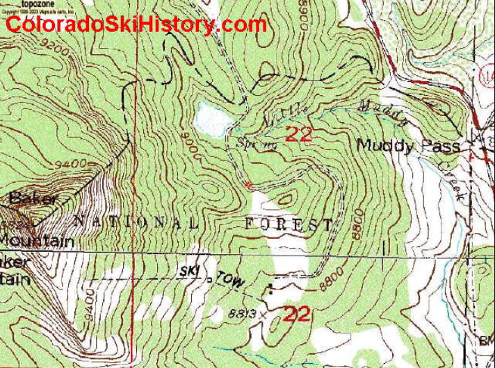 Bakers Canyon Utah Map Baker mountain