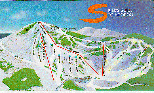 Hoodoo Ski Area Map Hoodoo Ski Area
