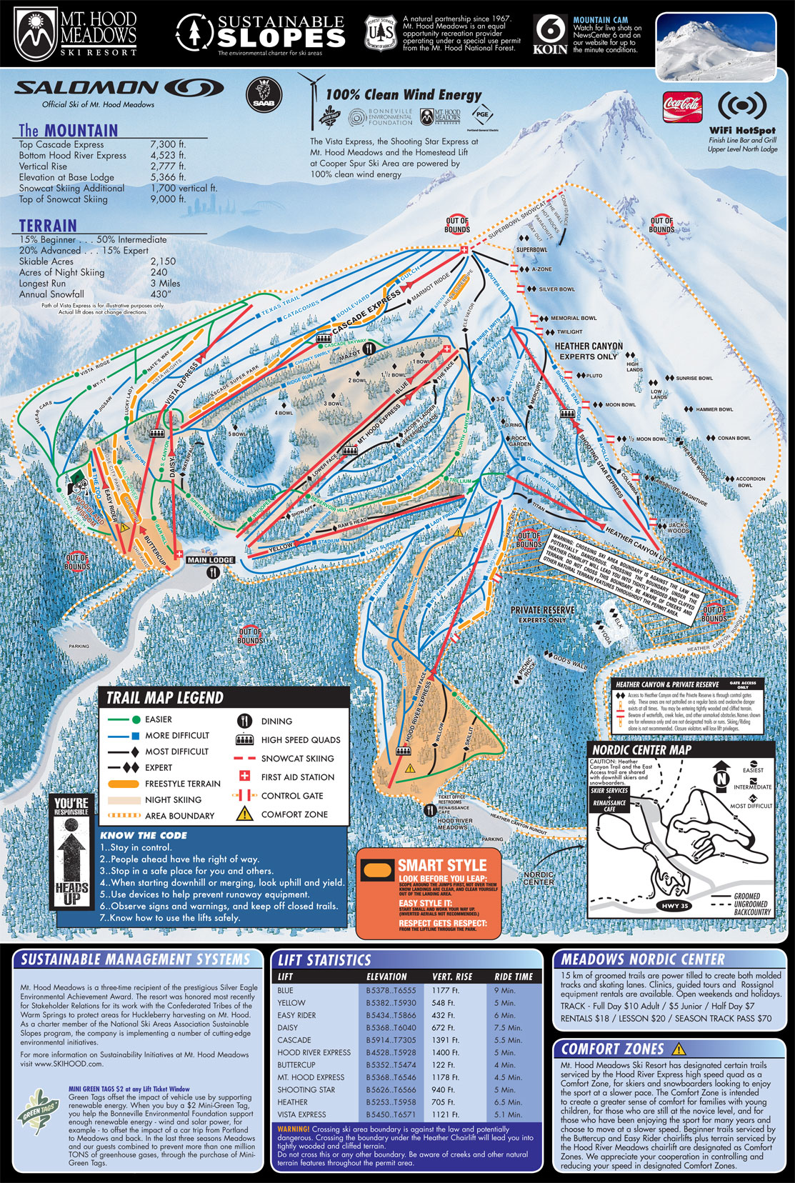Mount Hood Meadows Trail Map 34 Mt Hood Meadows Trail Map Maps Database Source