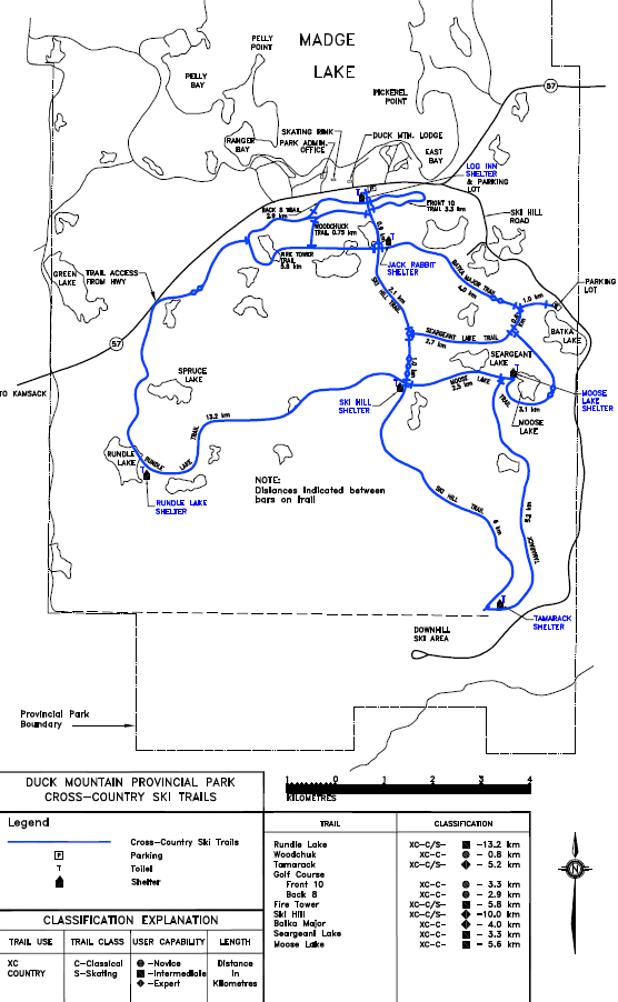Duck Mountain Provincial Park Cross Country Ski Trails