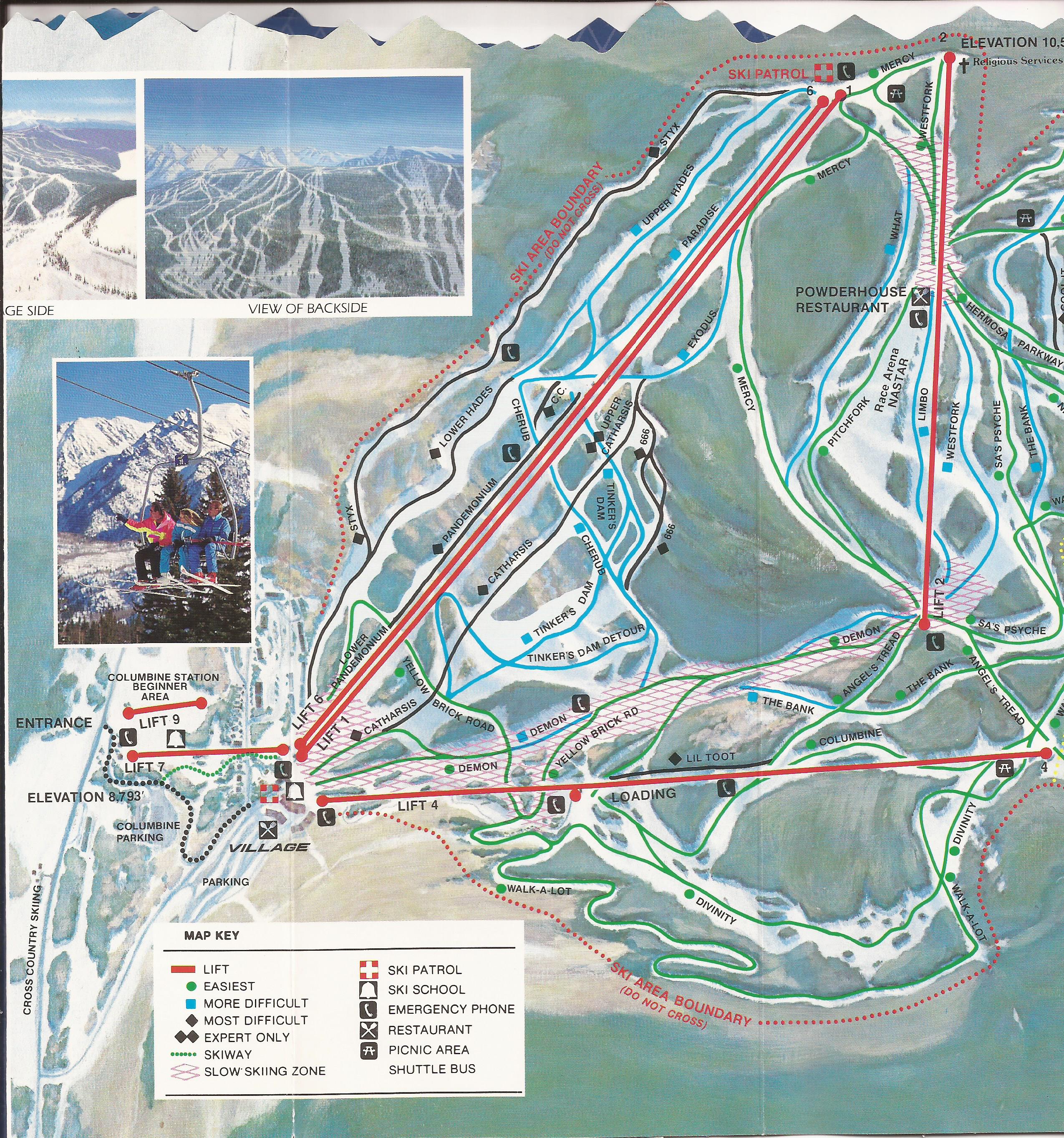 Purgatory Ski Resort Map Purgatory (Durango Mountain Resort)