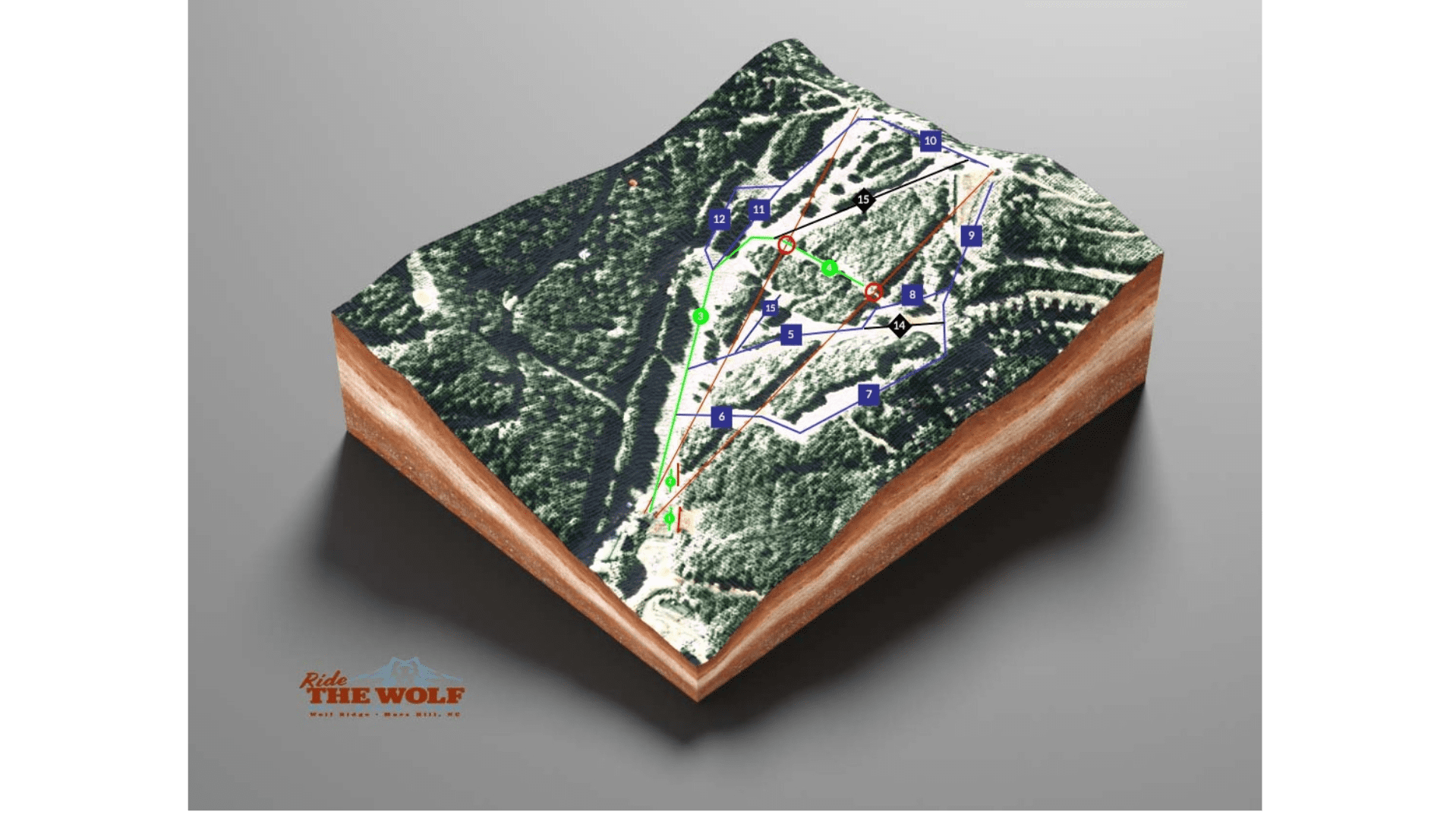 Wolf Ridge Ski Map And Resort Information Free Piste Map