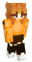 Orange Hair MinecraftSkin