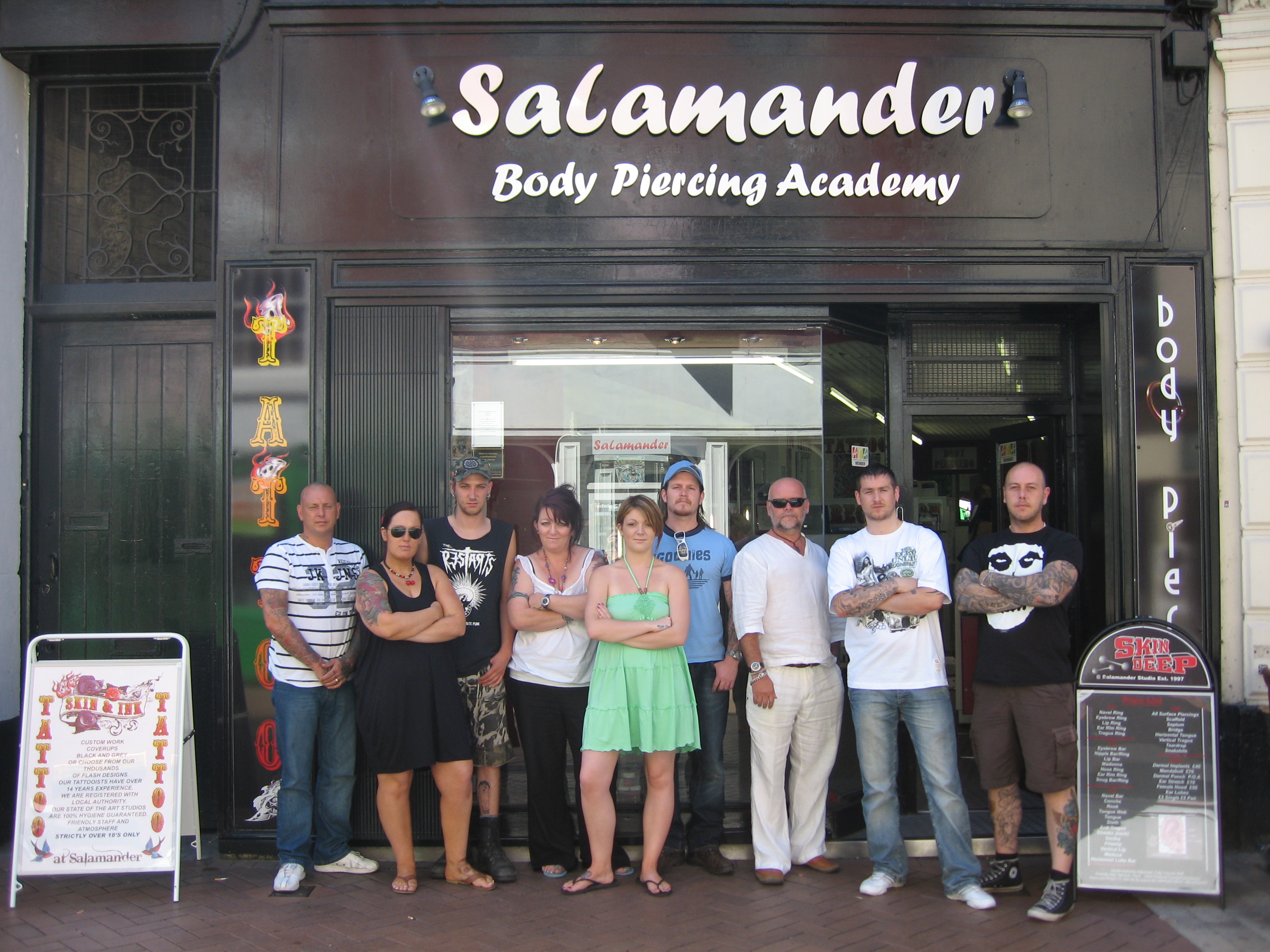 Skin & Ink Tattoo Studio Based at Salamander, Derby Uk