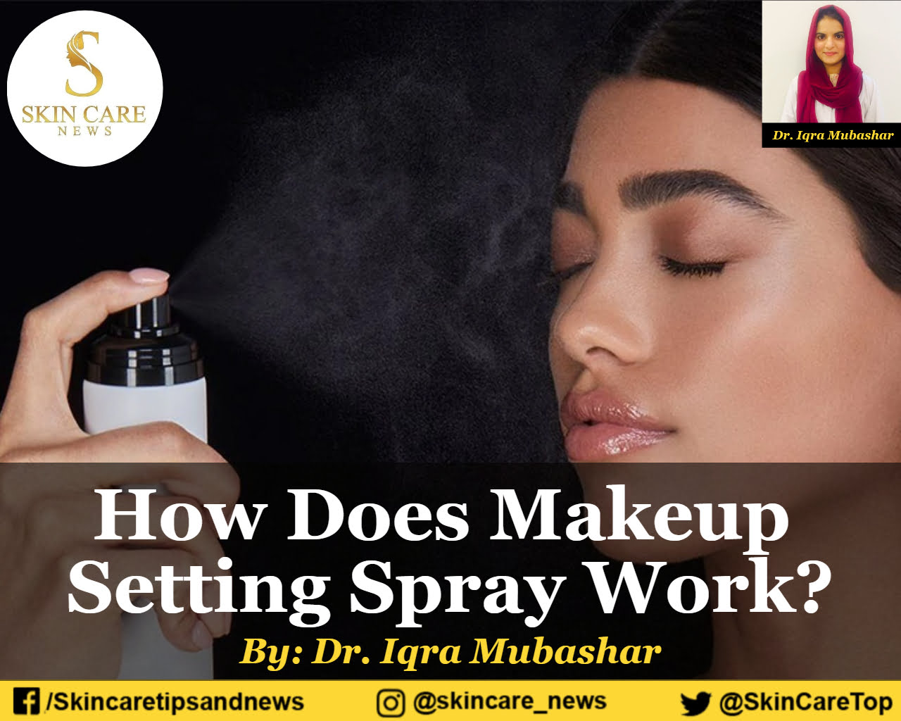 How Does Makeup Setting Spray Work?