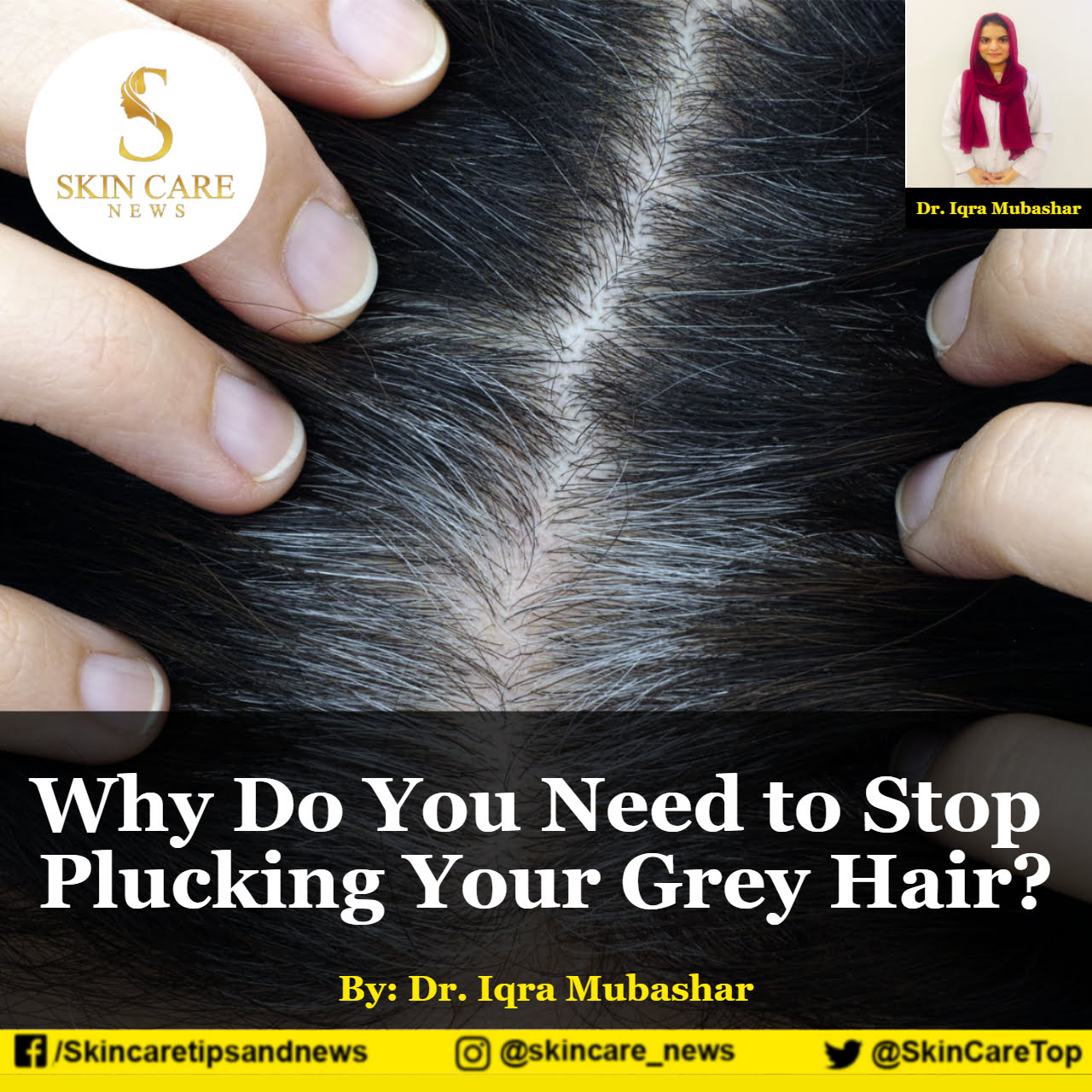 Why Do You Need to Stop Plucking Your Grey Hair?