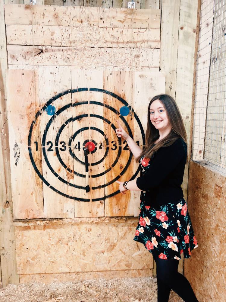 Axe throwing Burley Leeds Skinnedcartree