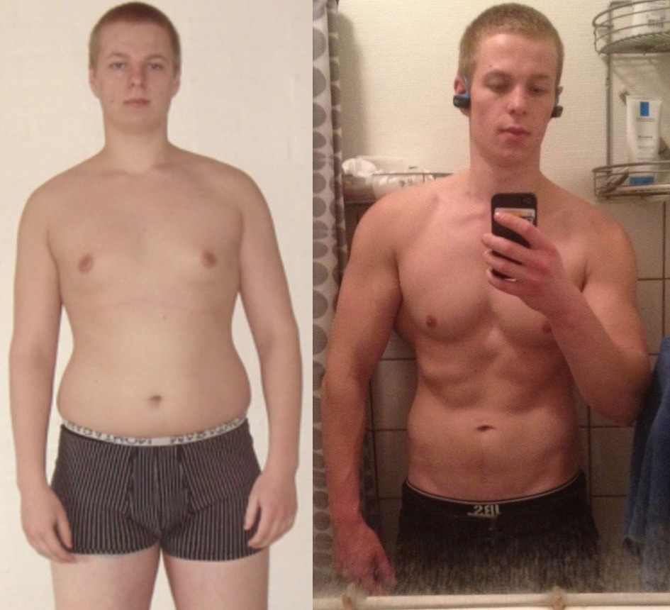 SkinnyFat to Ripped Transformation (40 LBS muscle gain)