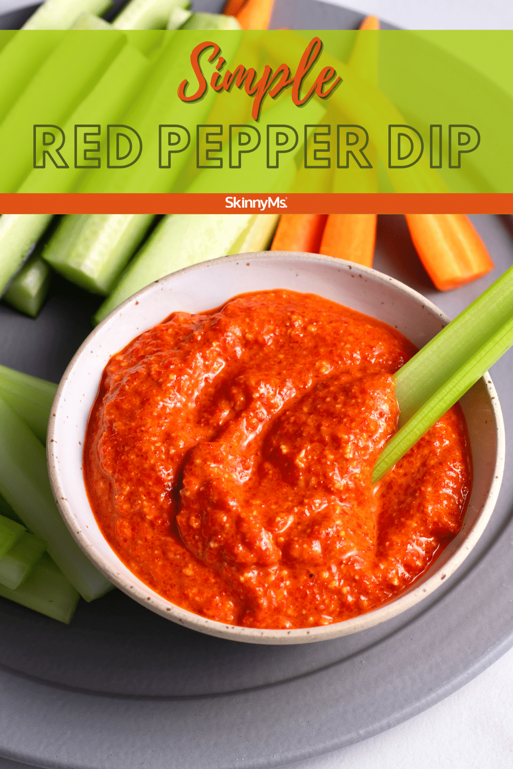 This Super Simple Red Pepper Dip is Perfect for Any Occasion