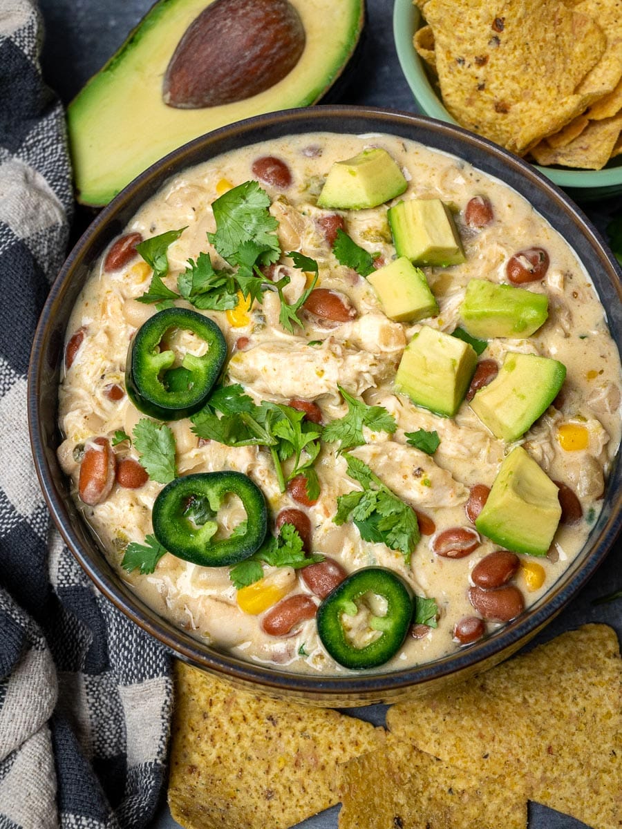 Instant Pot White Chicken Chili Skinny Spatula