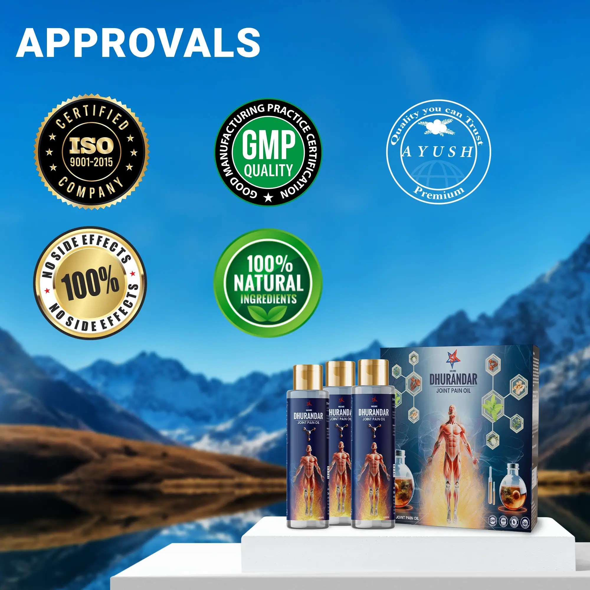 certificates for Dhurandhar Oil