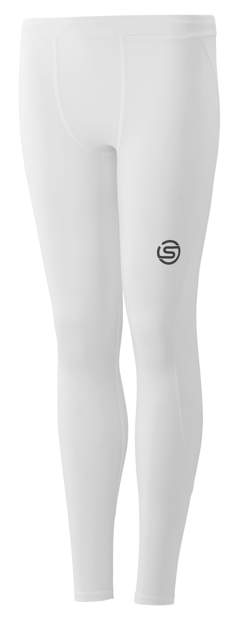 Youth SERIES1 Long Tights White Compression Tights SKINS Australia