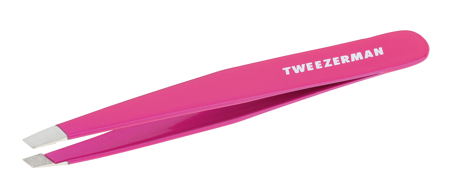 Pink Slant Tweezer Advanced Skin Therapeutics