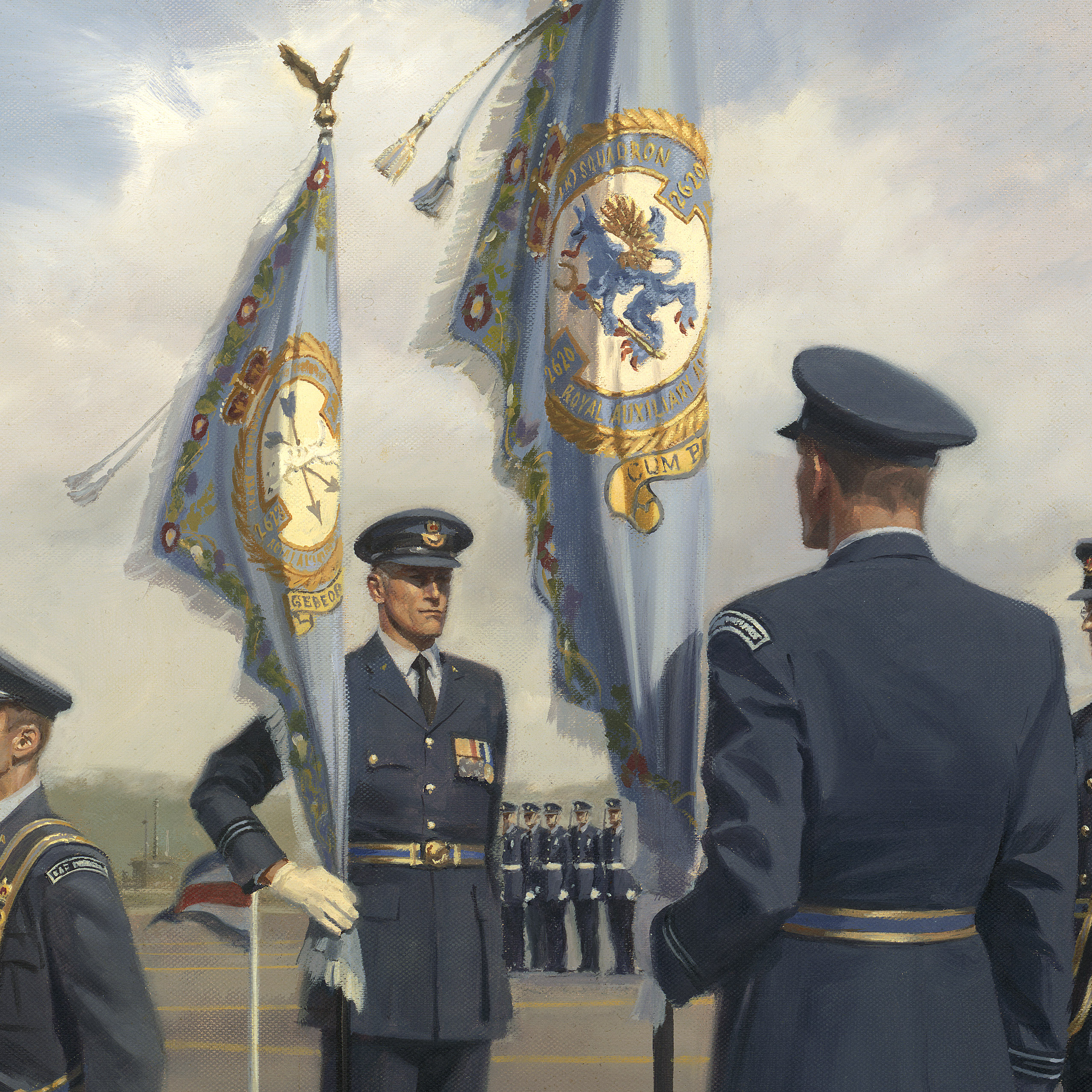 'THE SOVEREIGN’S COLOUR' Military Artist Stuart Brown