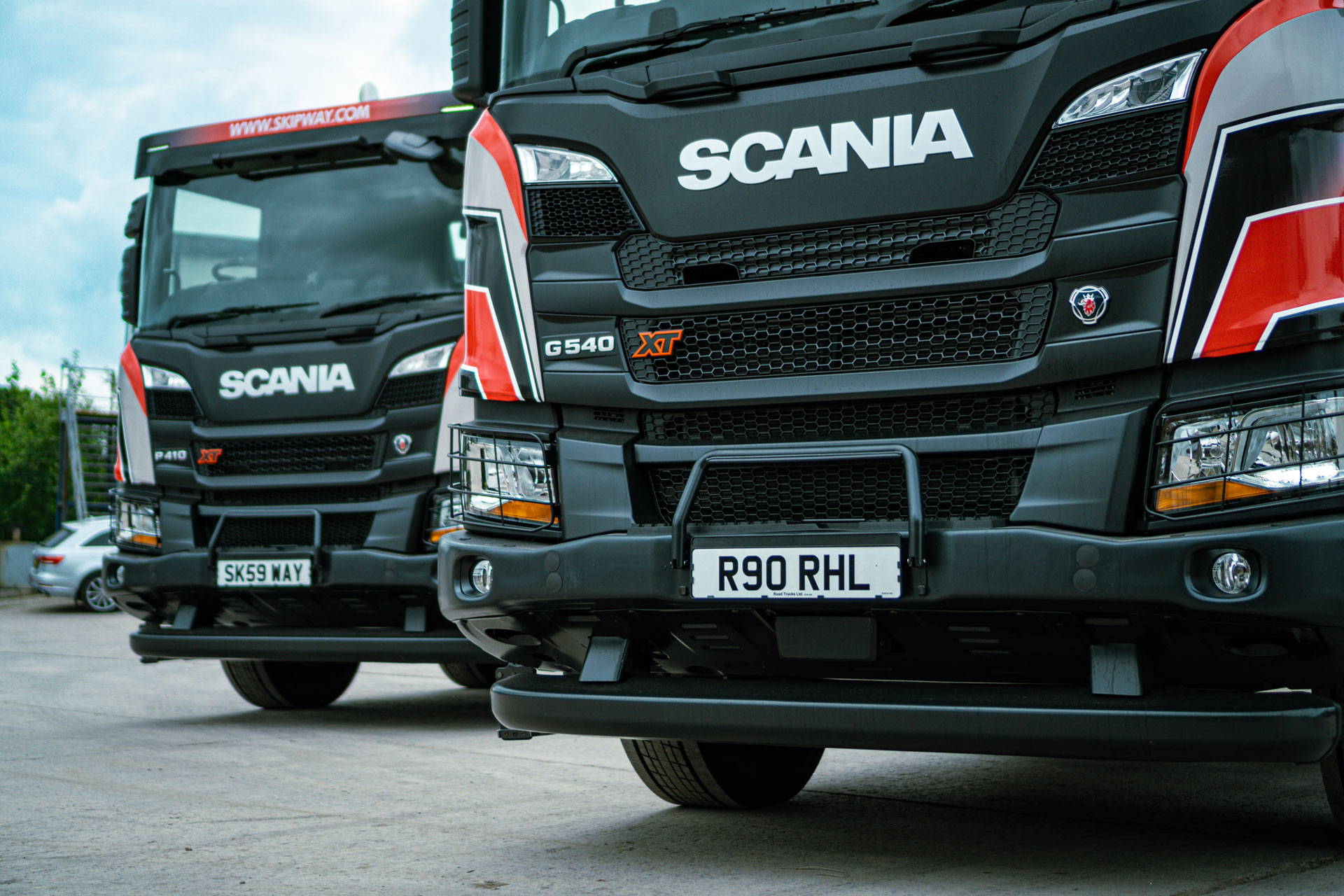 Scania G540XT & P410XT Skipway Skip Hire Belfast & Portadown