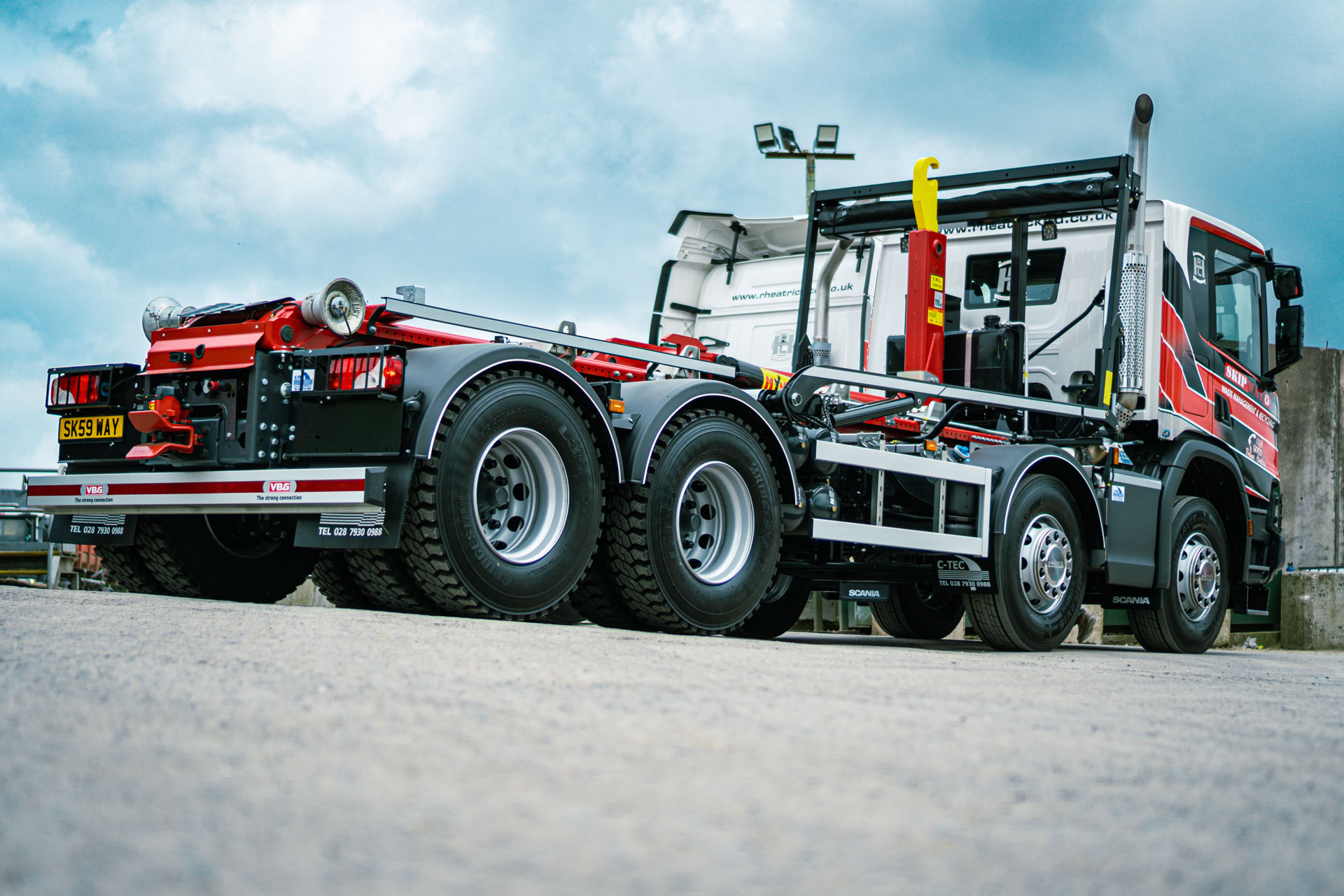 Scania G540XT & P410XT Skipway Skip Hire Belfast & Portadown