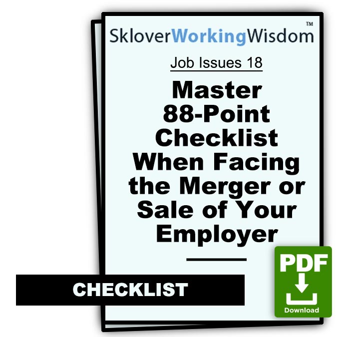 Master 88Point Checklist When Facing the Merger or Sale of Your