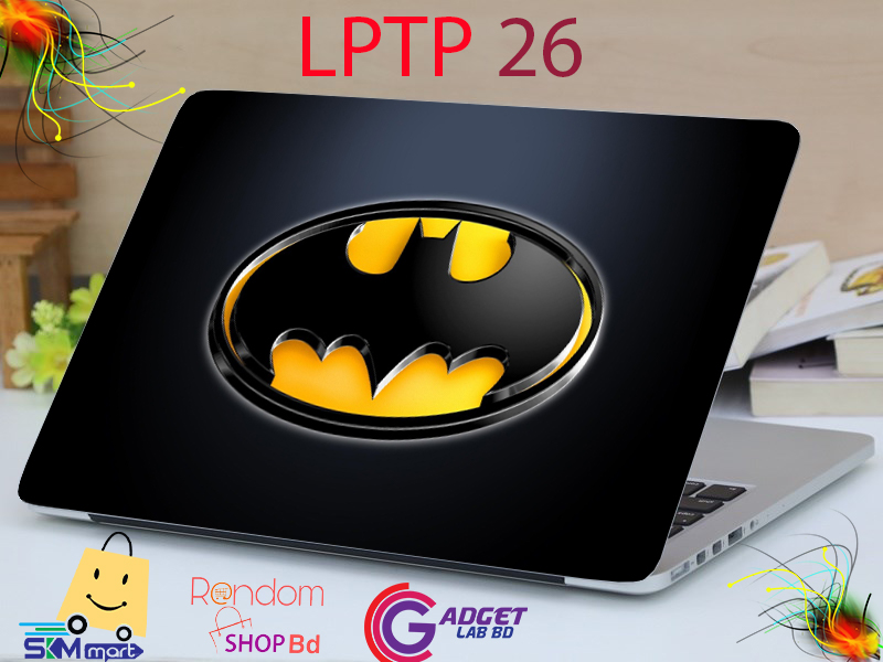 LPTP 26 Batman logo Laptop Sticker Laptop & Laptop Skins And Stickers