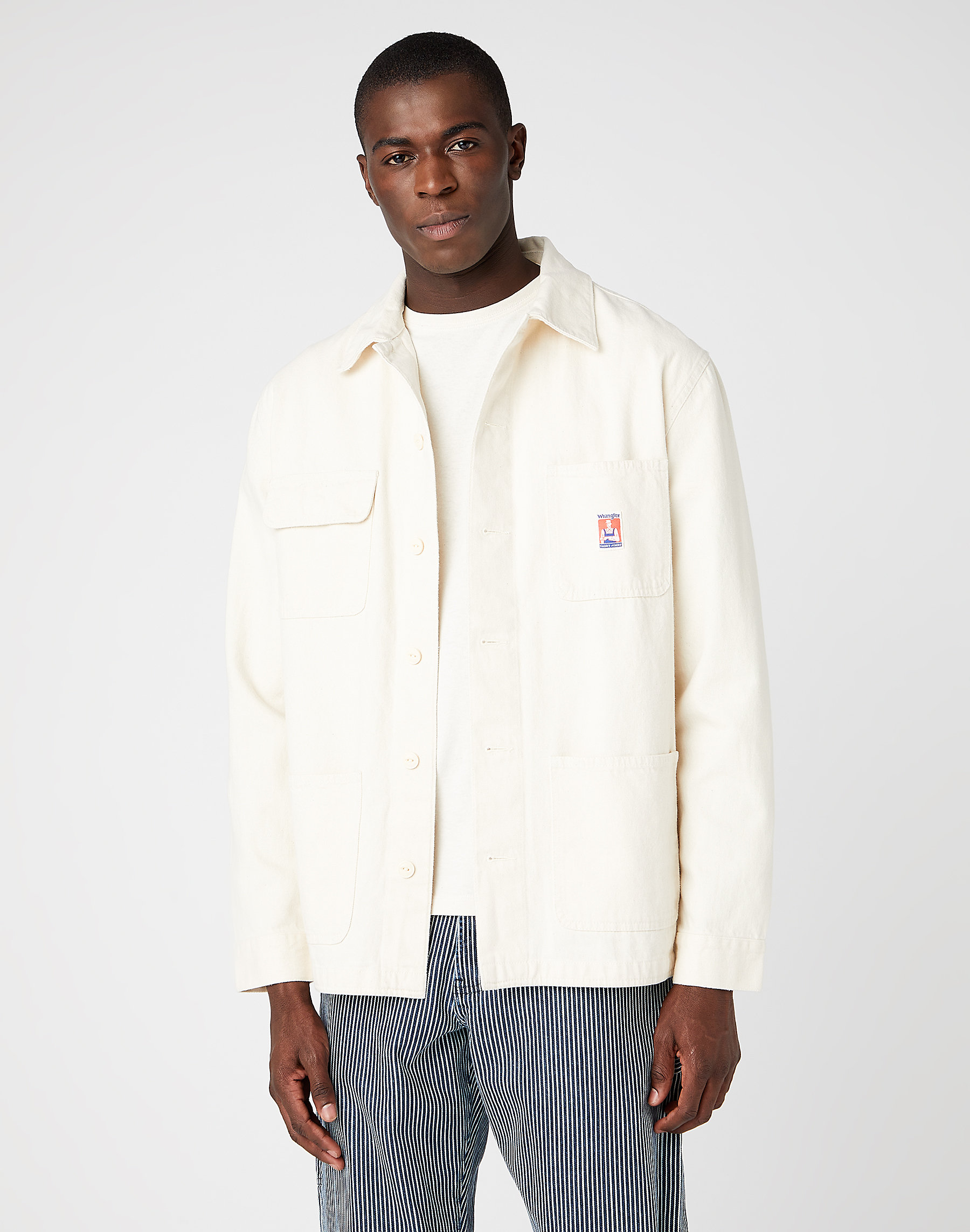 CHORE JACKET ECRU HEMP Sko uno