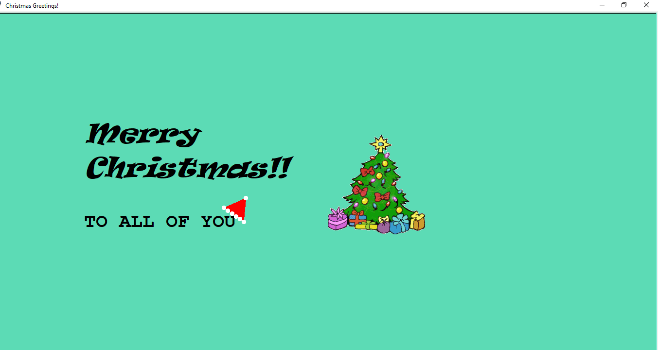 Animated Christmas Card with Python Turtle Skoolofcode