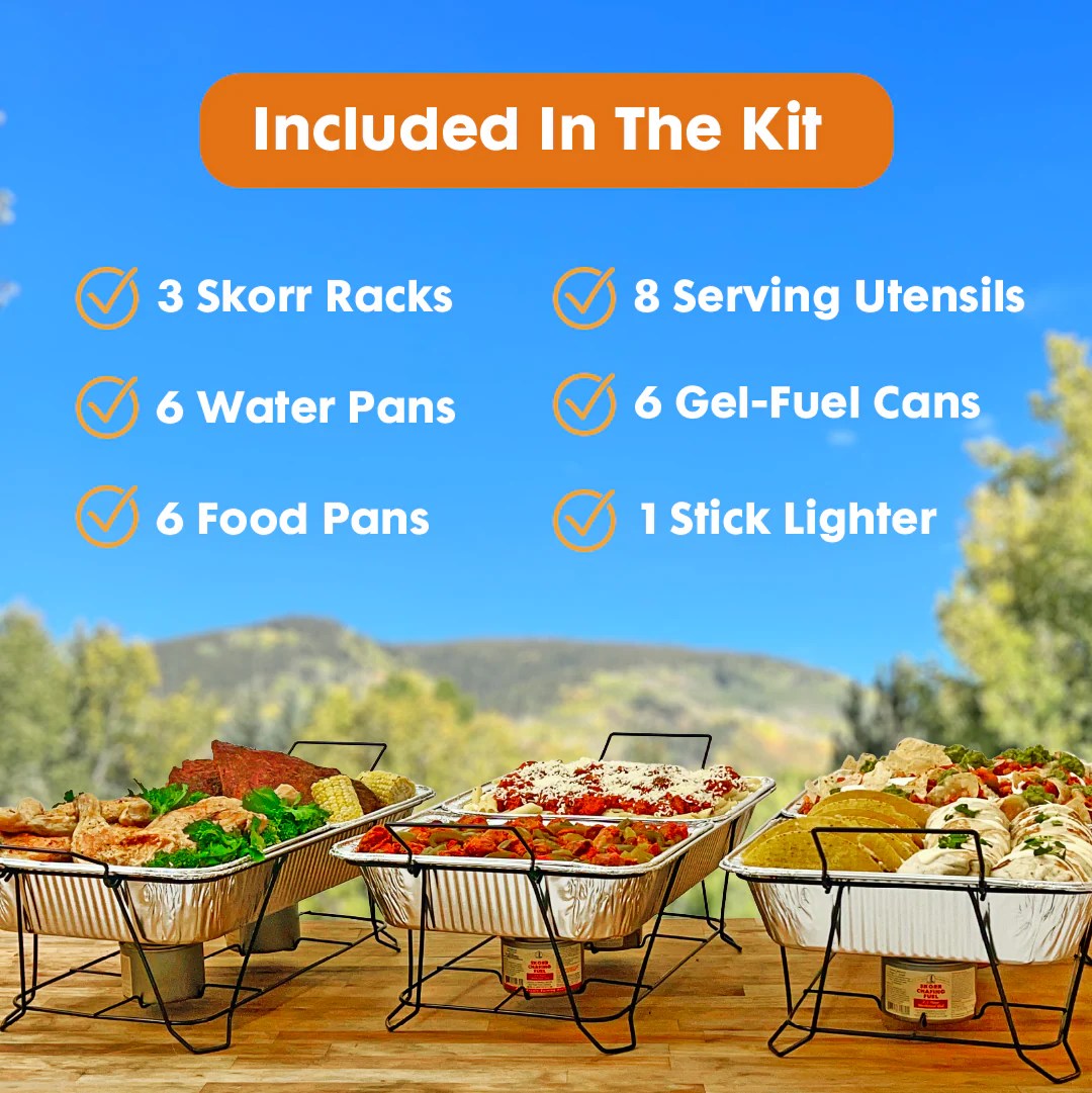 Skorr LidLock Buffet Kit FREE SHIPPING!