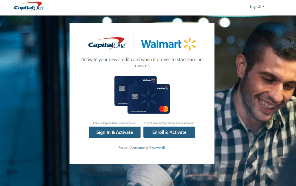 Activate Walmart CapitalOne Card