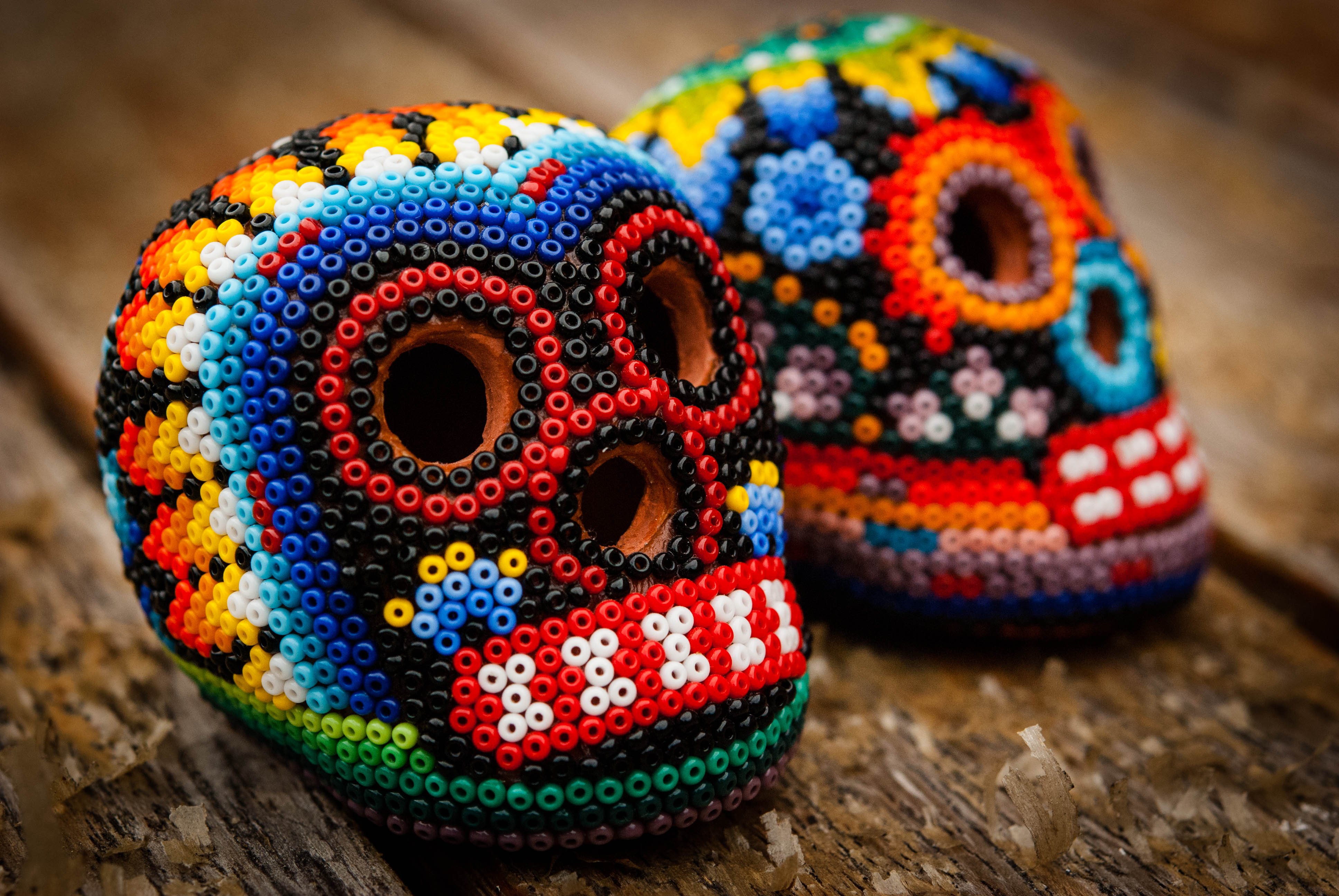 Huichol Art skullsproject