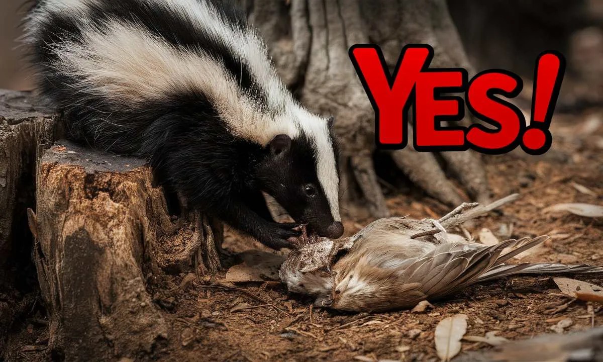 Can Skunks Eat Carrion?