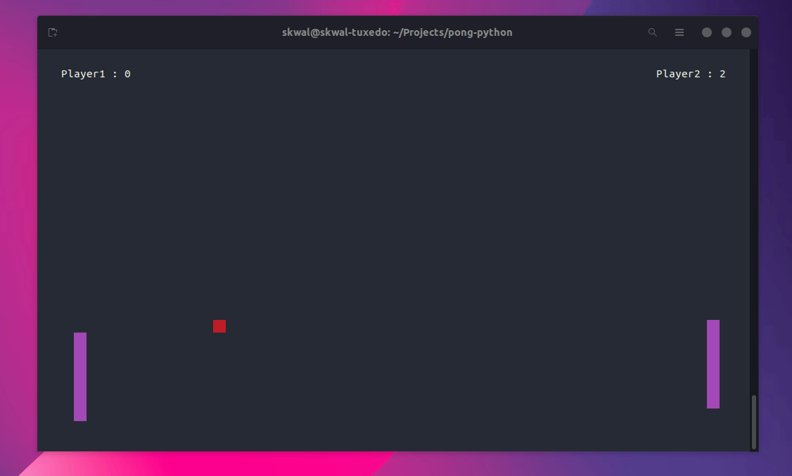 Pong Python 🏓 pongpython