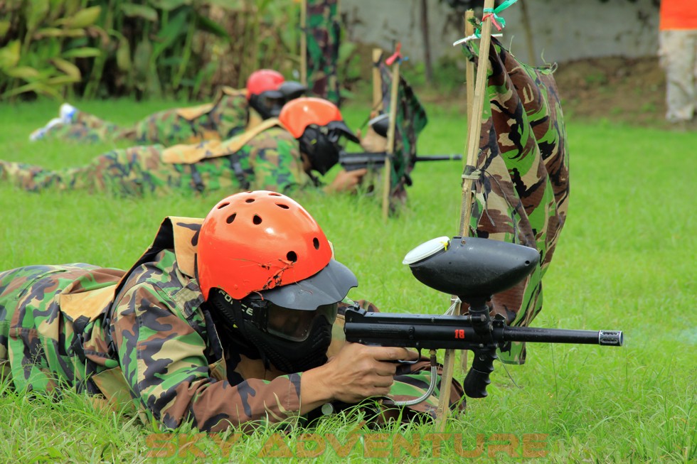 Paintball Pangandaran OUTBOUND LEMBANG BANDUNGSKY ADVENTURE INDONESIA