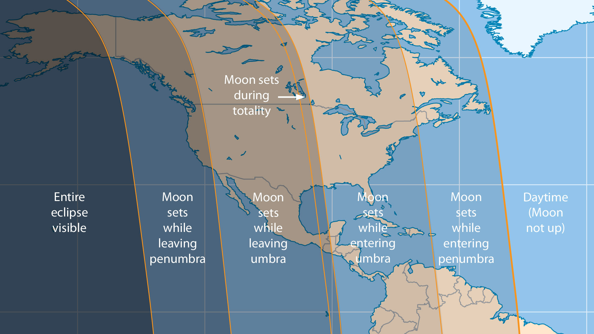 April 4 Lunar Eclipse Map (Brief) Total Lunar Eclipse Before Dawn on April 4th Sky & Telescope
