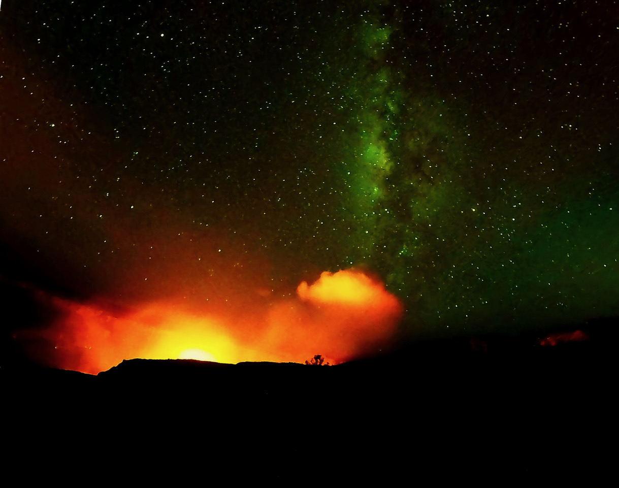 Milky Way over Kilauea volcano, Hawaii Sky & Telescope Sky & Telescope