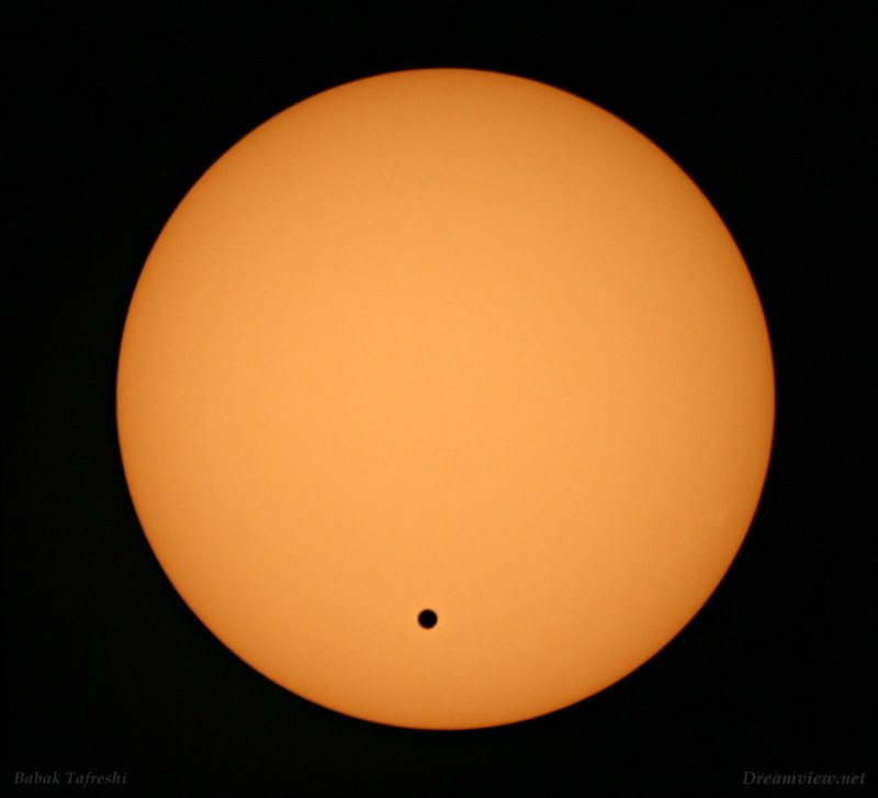 Press Release Images for the June 56 Transit of Venus Sky