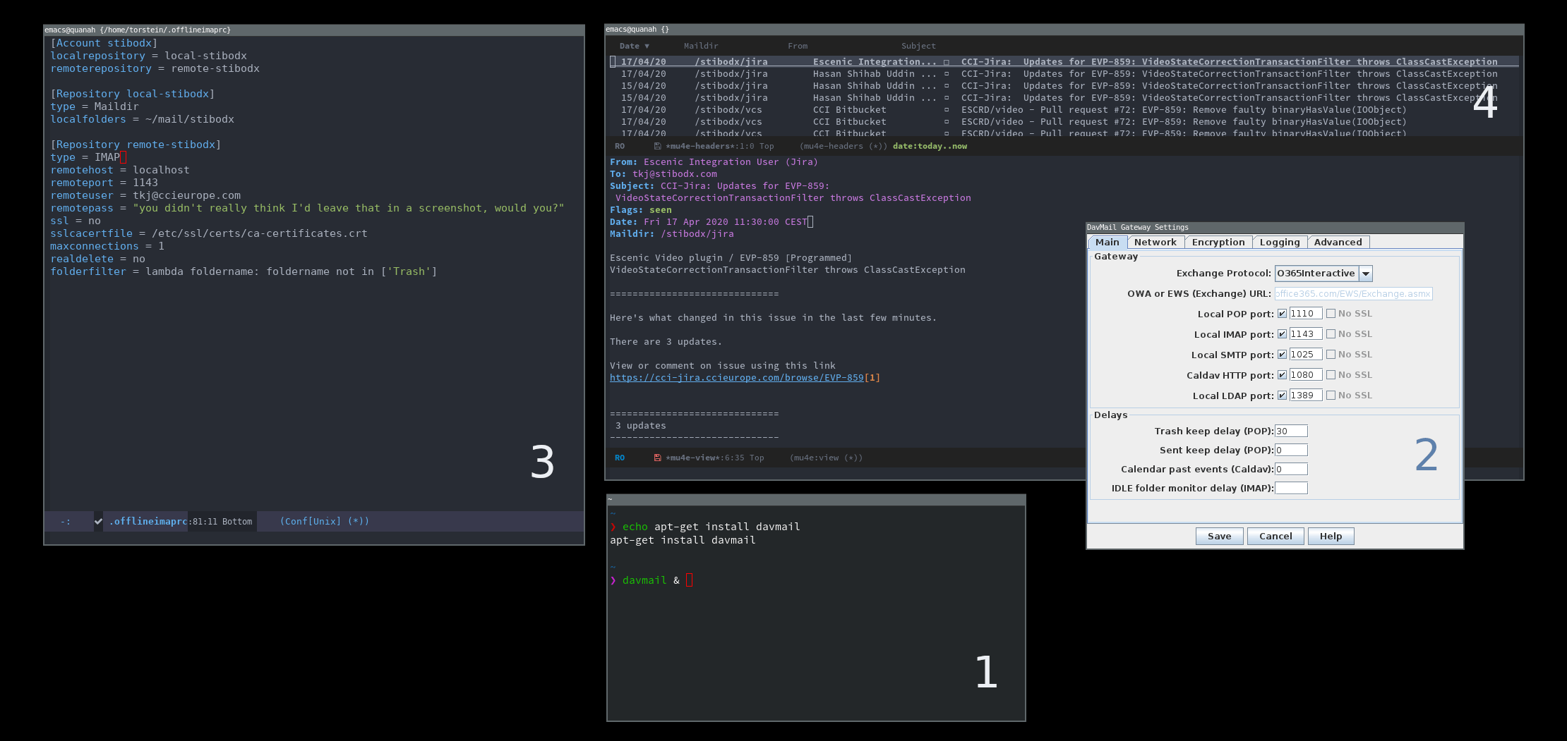 Read Outlook 365 email in your favourite email client