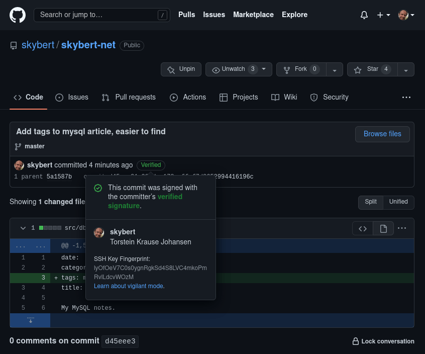 Git Signing with SSH