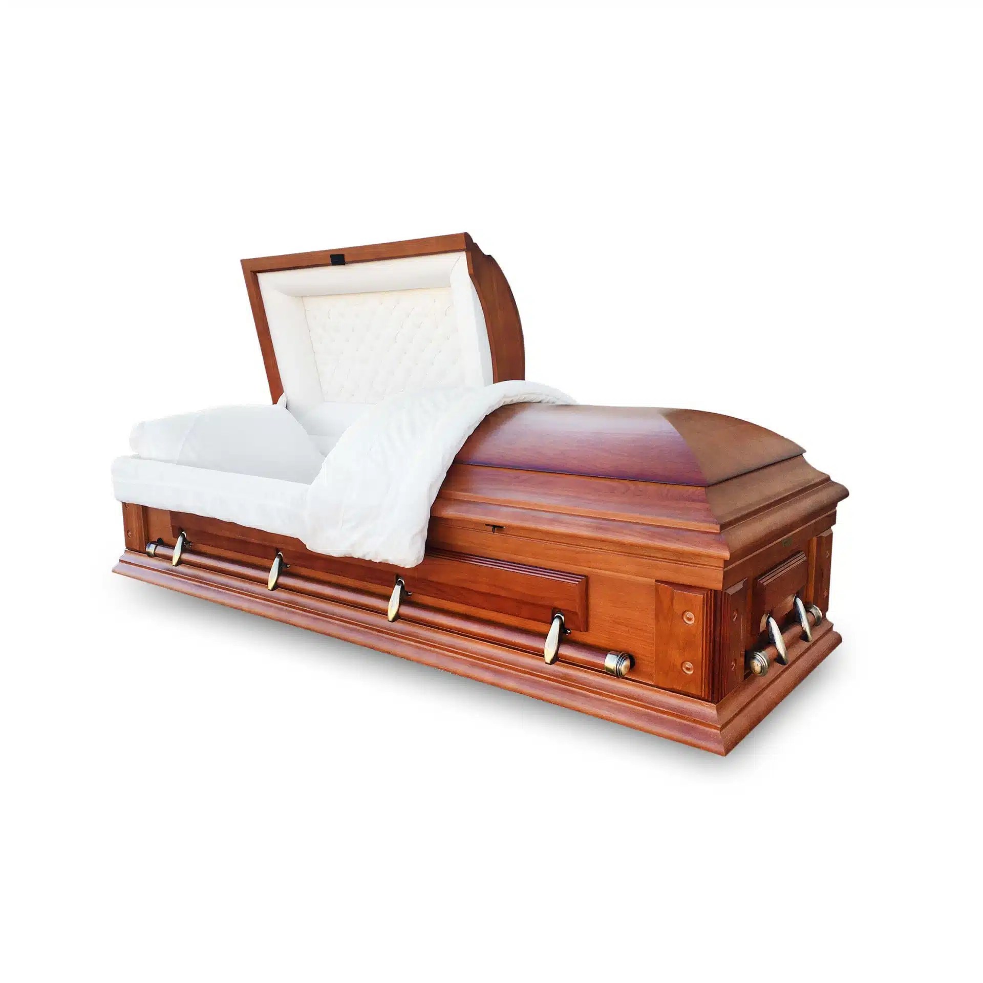 Kinsley Solid Oak Wood Casket Sky Caskets