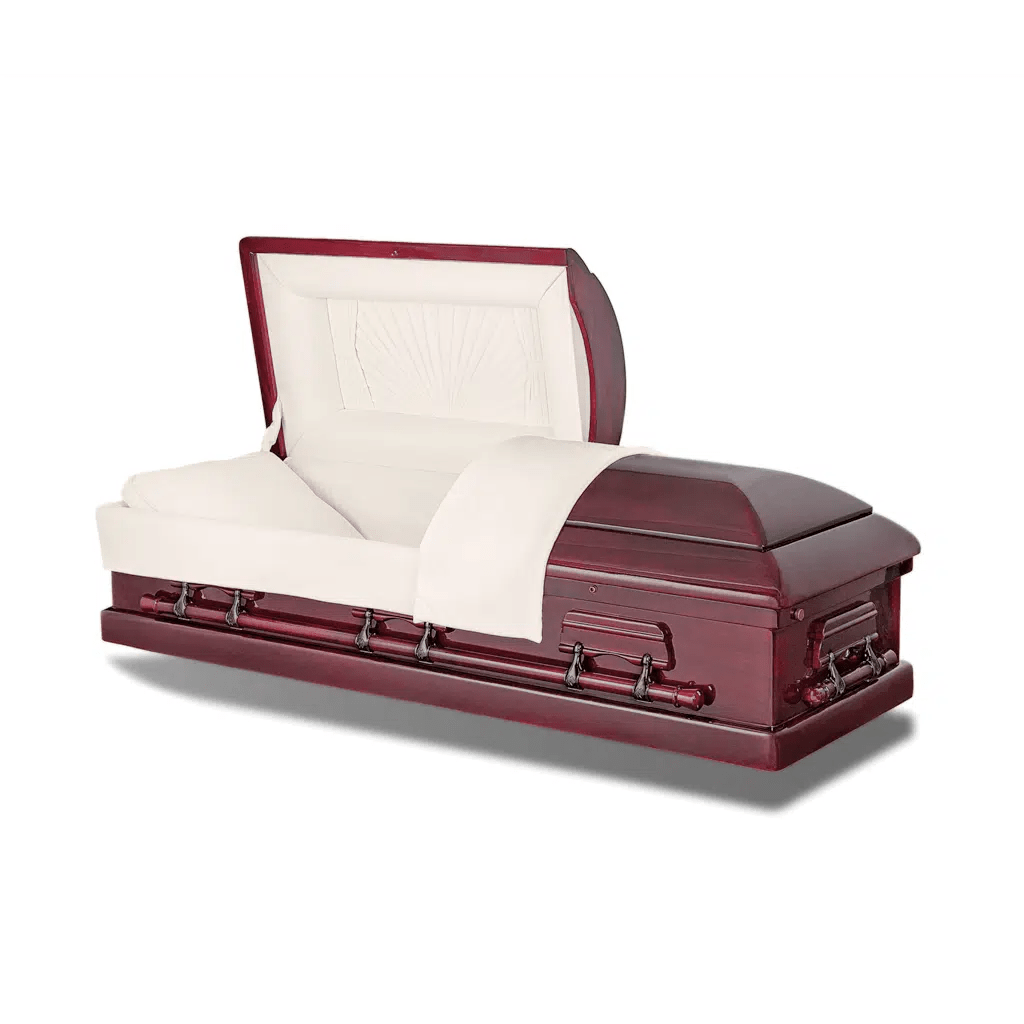 Lancaster Mahogany Casket Sky Caskets