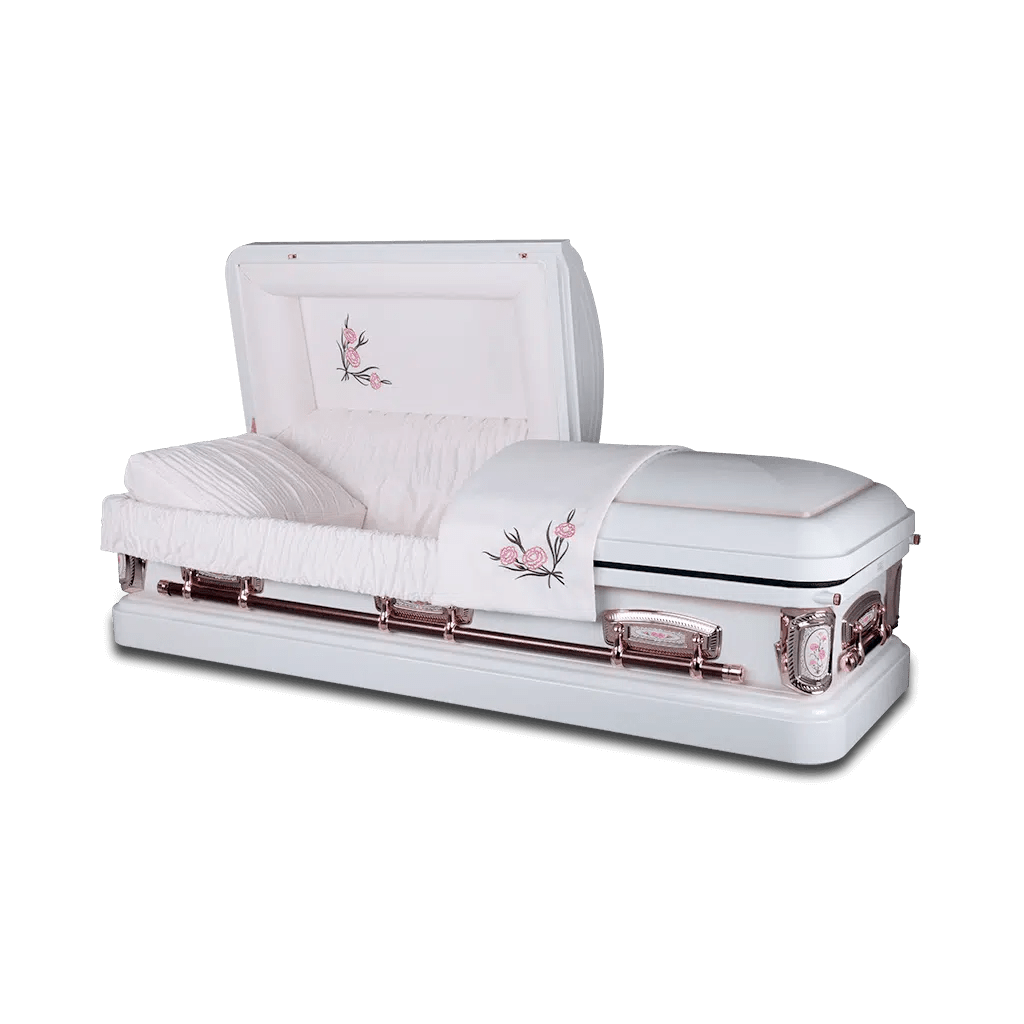 Prim Rose 18 Gauge Steel Casket Sky Caskets