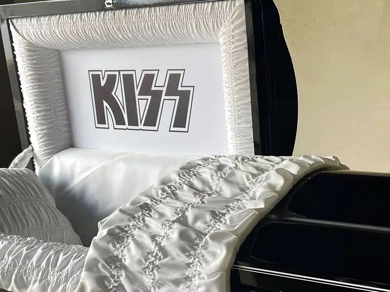 KISS Rock Band Custom Casket Sky Caskets
