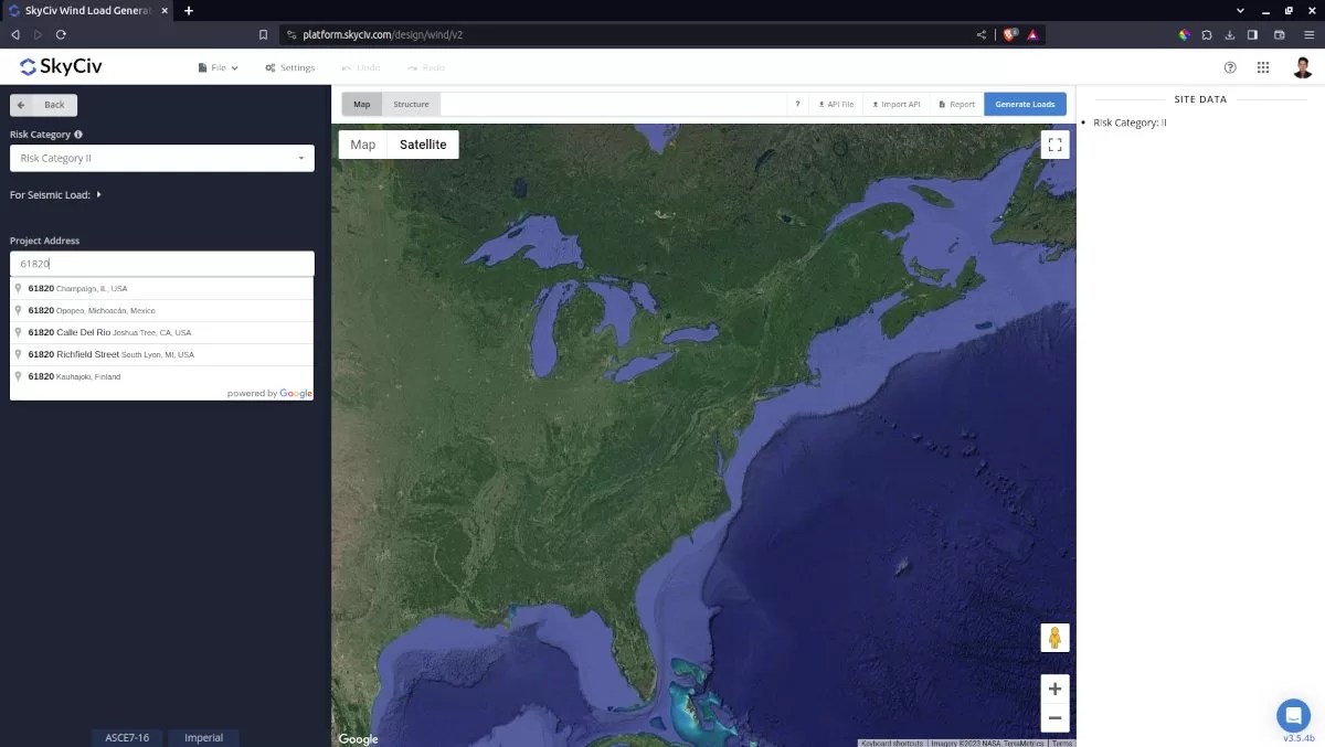 Wind Speed Map by Zip Code SkyCiv Engineering