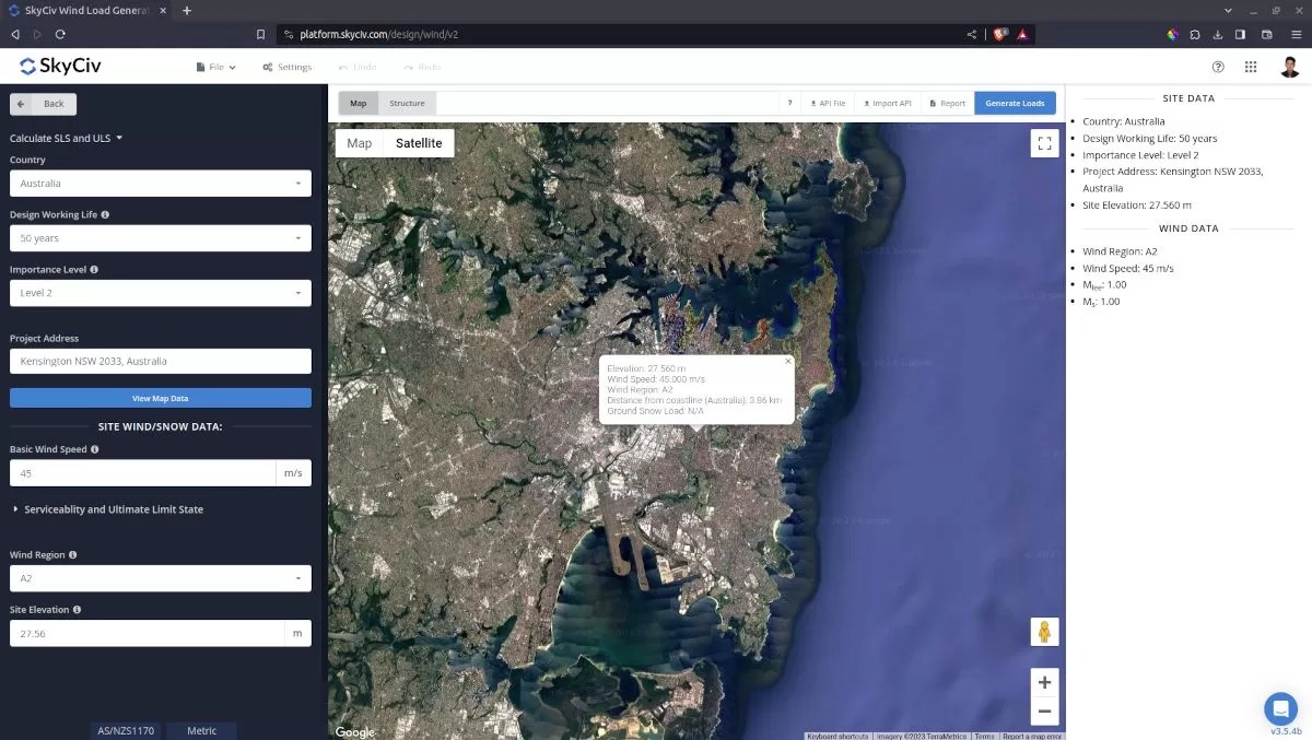 Wind Speed Map by Zip Code SkyCiv Engineering
