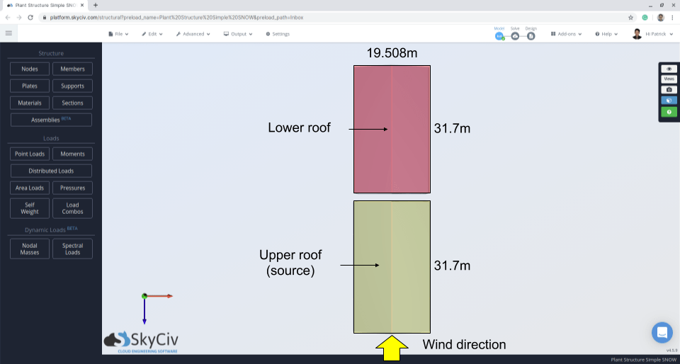 NBCC 2015 Snow Load Calculation Example SkyCiv Engineering
