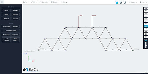 Free Online Truss and Roof Calculator SkyCiv
