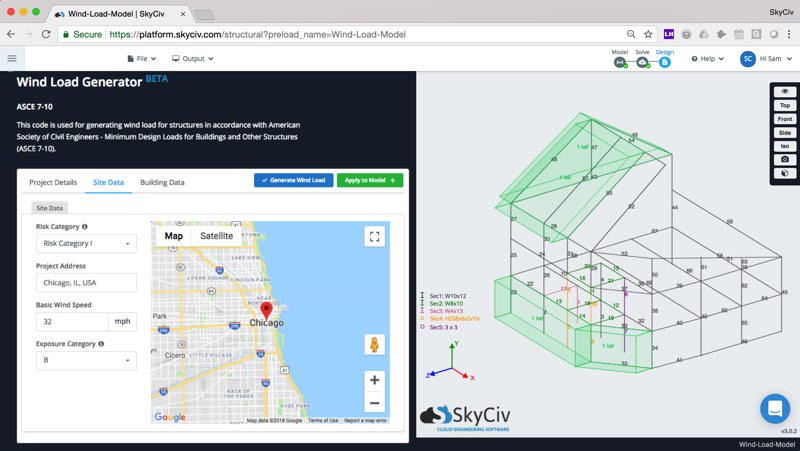 Snow and Wind Load Software SkyCiv
