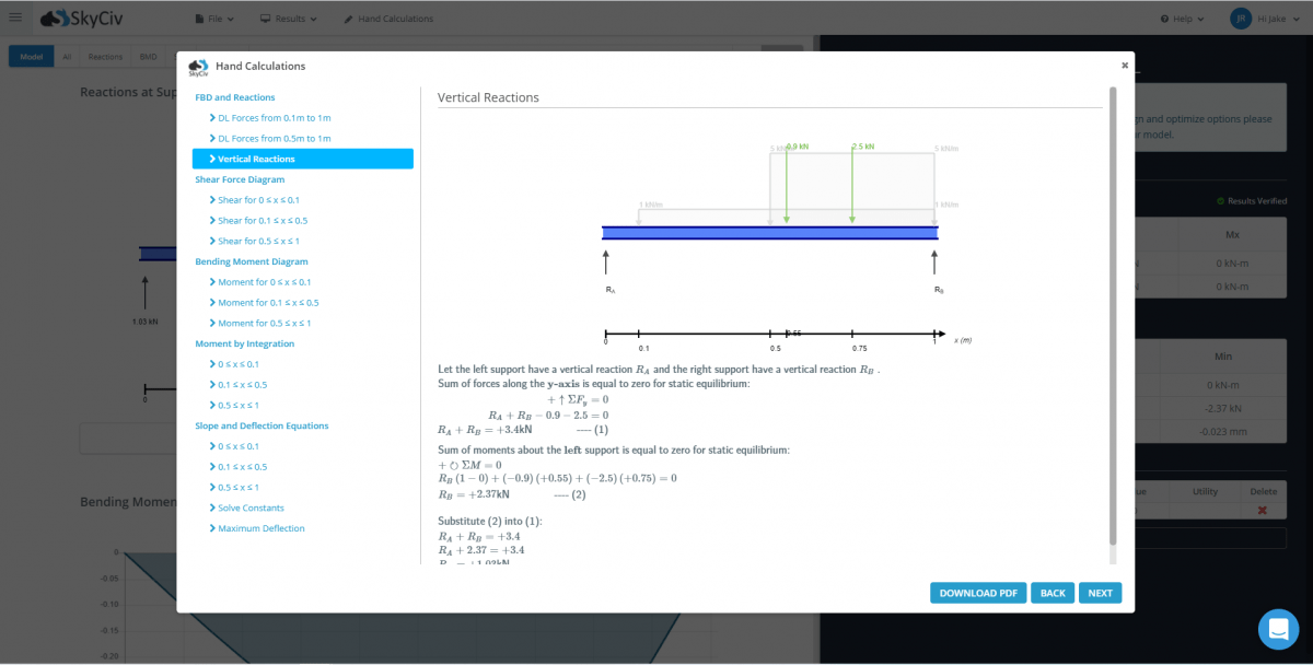 Free Online Beam Calculator SkyCiv Engineering