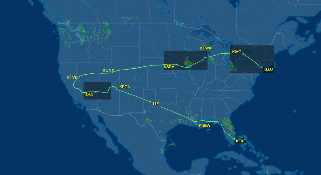Air traveling Fort Lauderdale California New York