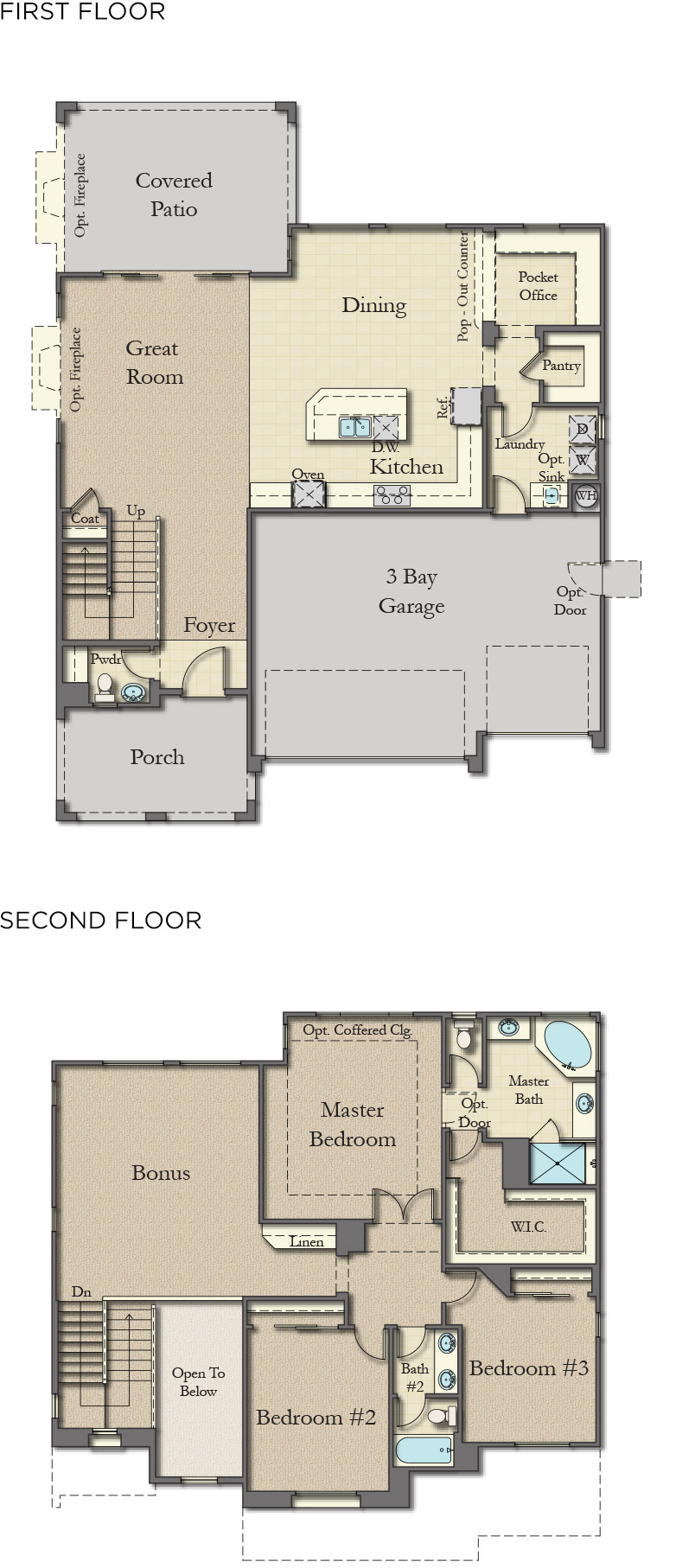 Cedar Plan by Woodside Homes Las Vegas Skye Canyon