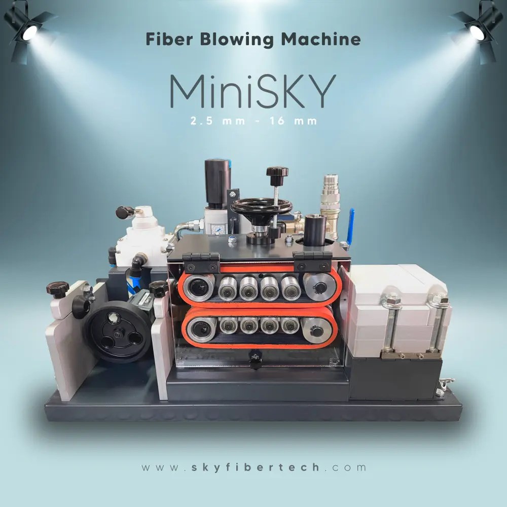 Fiber blowing Machines for Microducts.